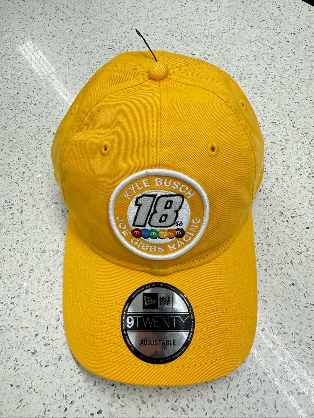 New Era Kyle Busch #18 Yellow M&M's Racing Hat